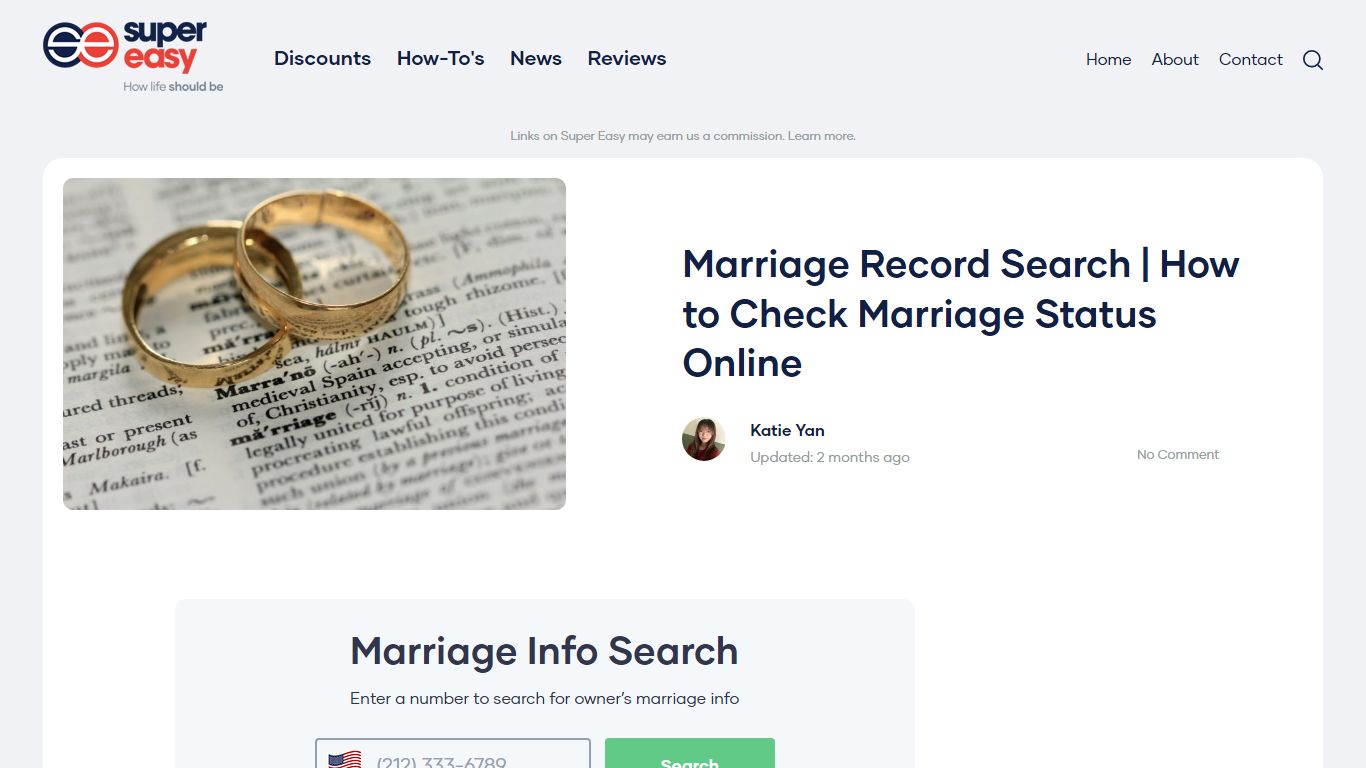 Marriage Record Search | How to Check Marriage Status Online